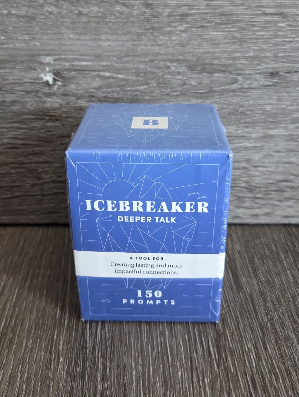 Icebreaker Deeper Talk Card Deck - Blue